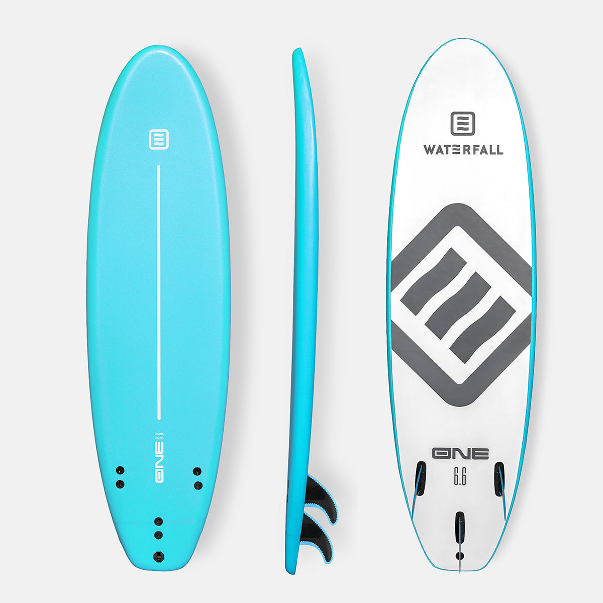Surfboard Waterfall One 6’6 Blue