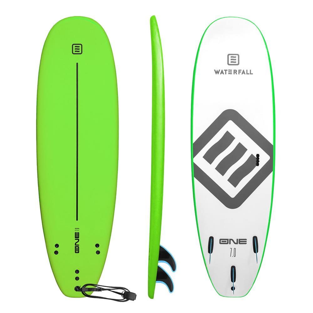 Surfboard Waterfall One 7″ Green