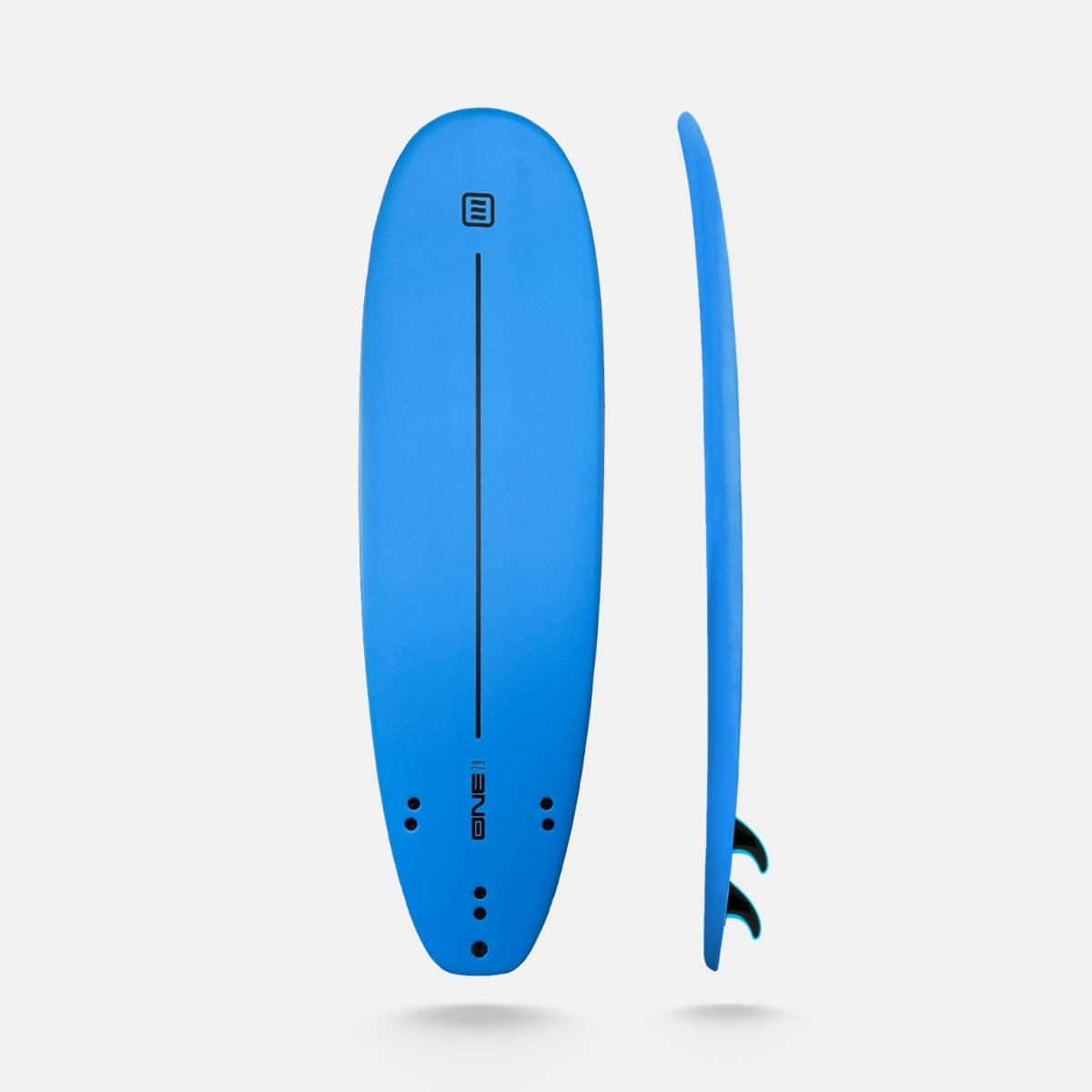 Surfboard Waterfall One 7″ Blue