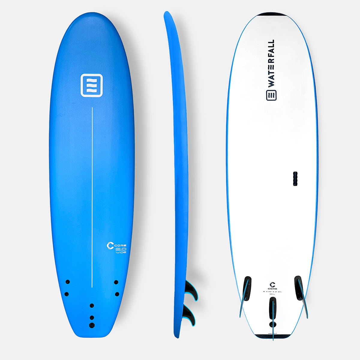 Surfboard Core 8" Wide Blue