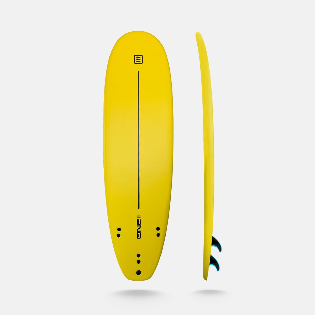 Surfboard Waterfall One 7″ Yellow